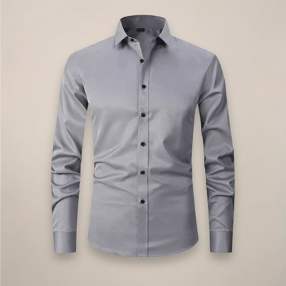 Slim Fit Men's Long Sleeve Dress Shirt