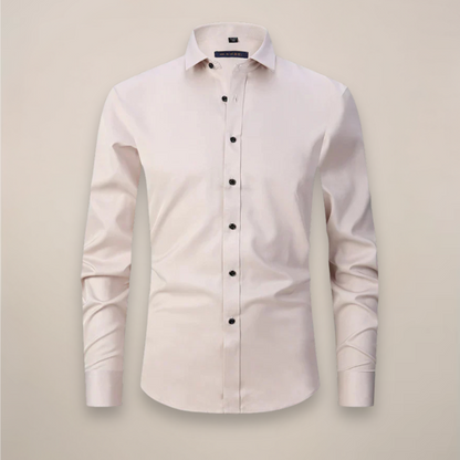 Slim Fit Men's Long Sleeve Dress Shirt