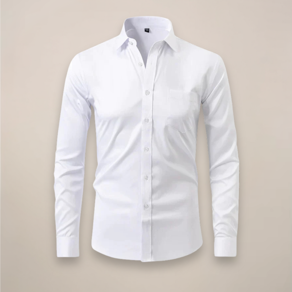 Slim Fit Men's Long Sleeve Dress Shirt