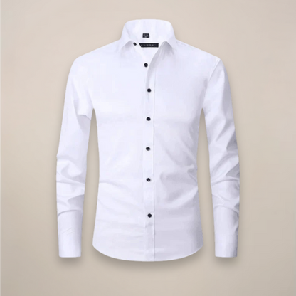 Slim Fit Men's Long Sleeve Dress Shirt