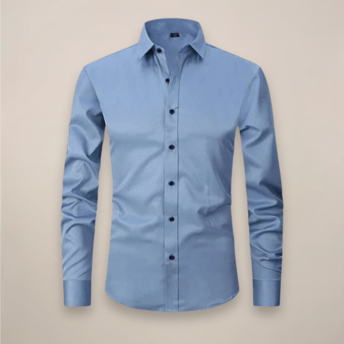 Slim Fit Men's Long Sleeve Dress Shirt