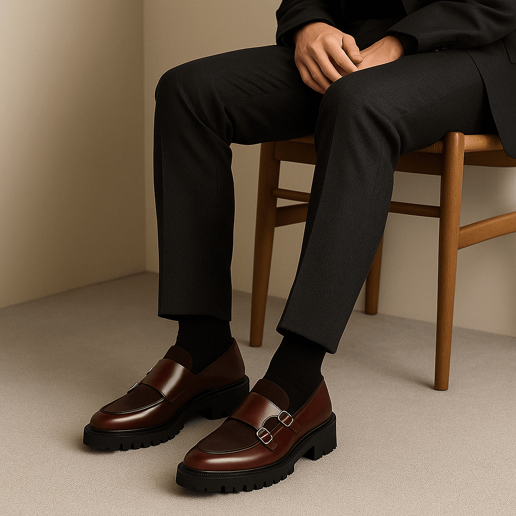 Men's Slip On Loafers - Classic Leather Dress Shoes