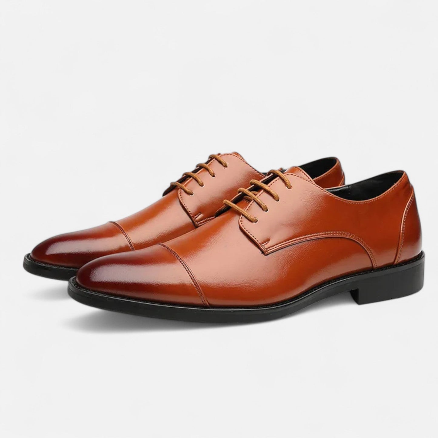 Traditional Leather Dress Shoes - Timeless Formal Style - OutfitLondon