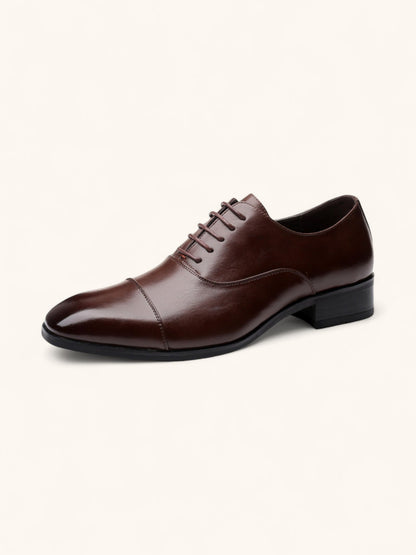 Men's Leather Formal Dress Shoes - Elegant Business Style