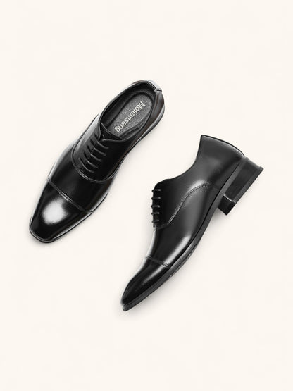 Men's Leather Formal Dress Shoes - Elegant Business Style