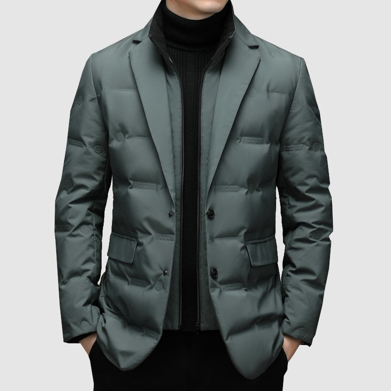 Men's Insulated Padded Waterproof Parka Jacket