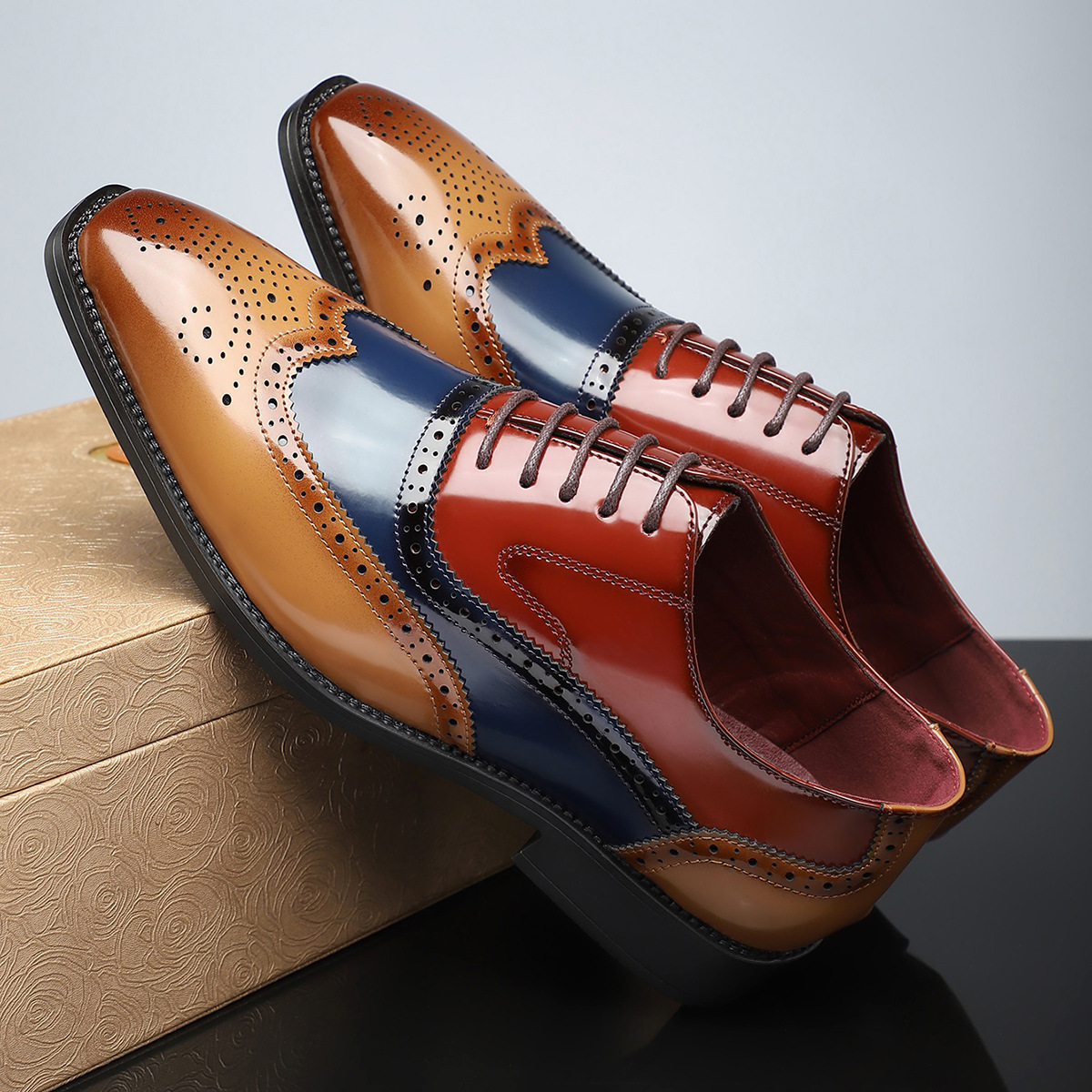 Stylish Men's Leather Oxfords