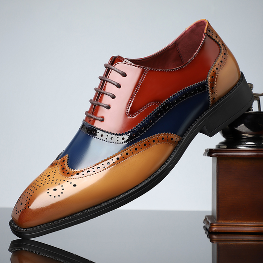 Stylish Men's Leather Oxfords - OutfitLondon