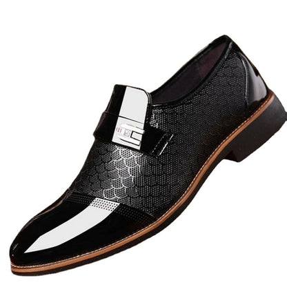 Men's Black Leather Formal Shoes