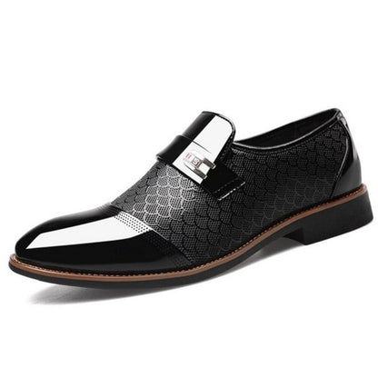Men's Black Leather Formal Shoes