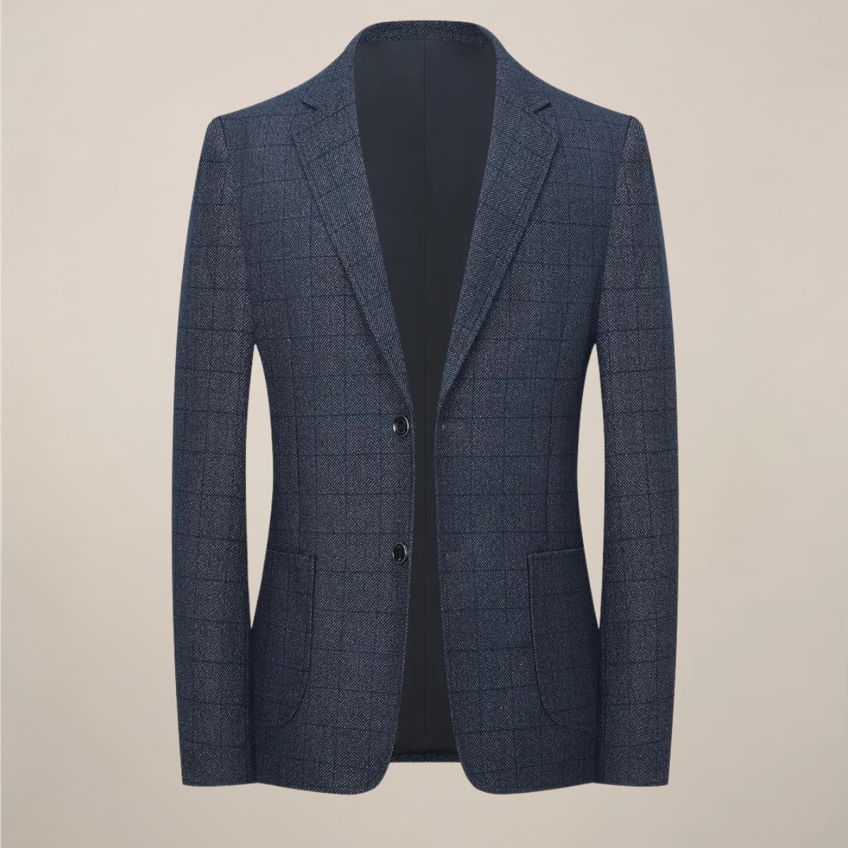 Classic Fit Checked Blazer for Men