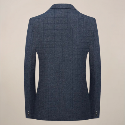 Classic Fit Checked Blazer for Men