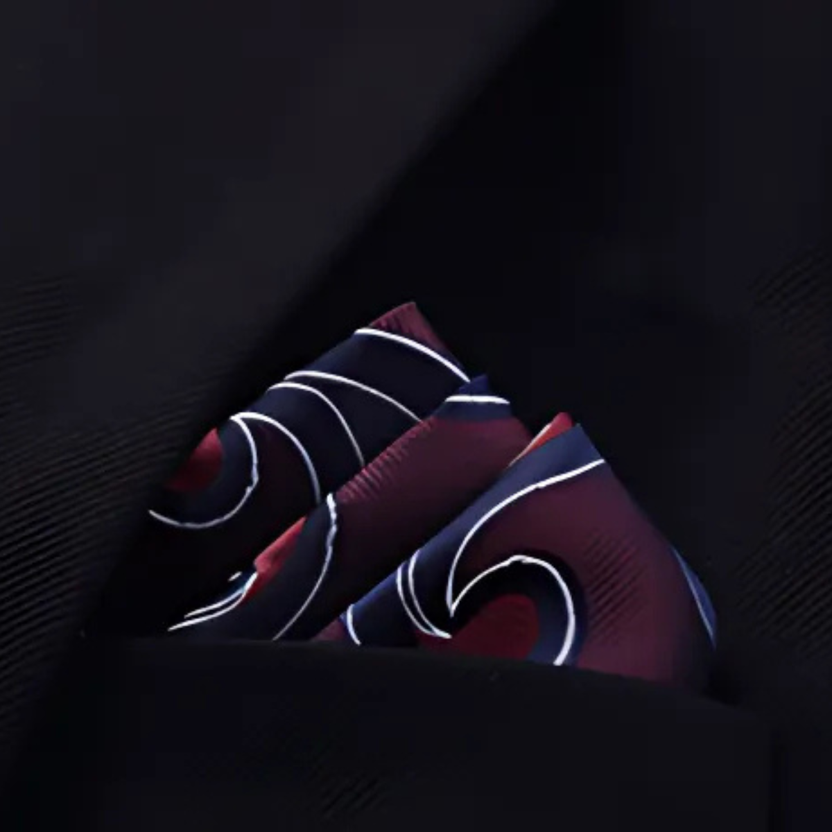Classic Silk Pocket Square for Men