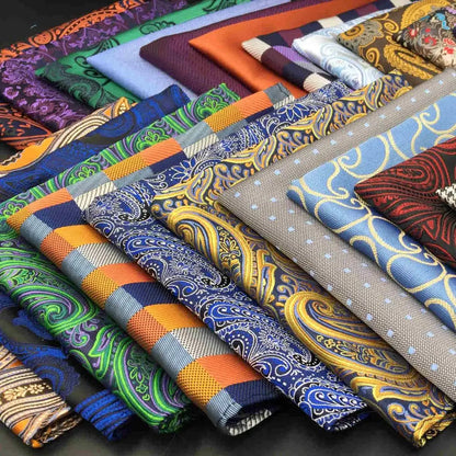 Classic Silk Pocket Square for Men - OutfitLondon