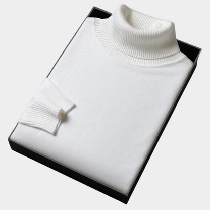 Men's Classic Polo Neck Sweater