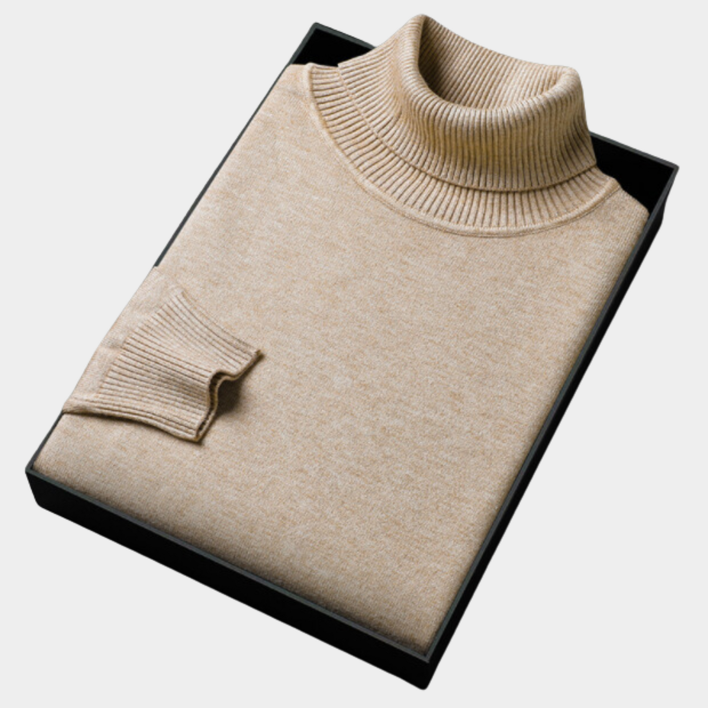 Men's Classic Polo Neck Sweater