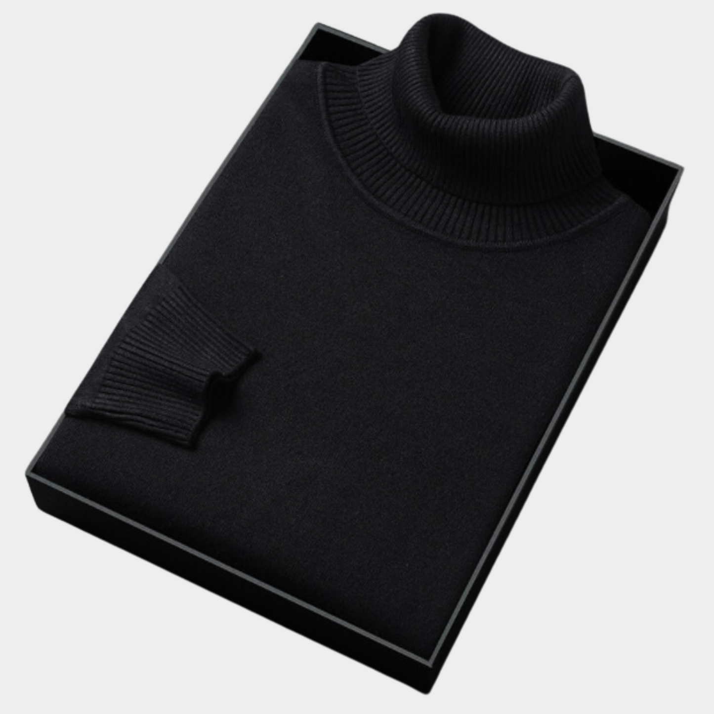 Men's Classic Polo Neck Sweater