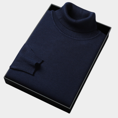 Men's Classic Polo Neck Sweater
