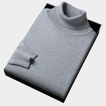 Men's Classic Polo Neck Sweater