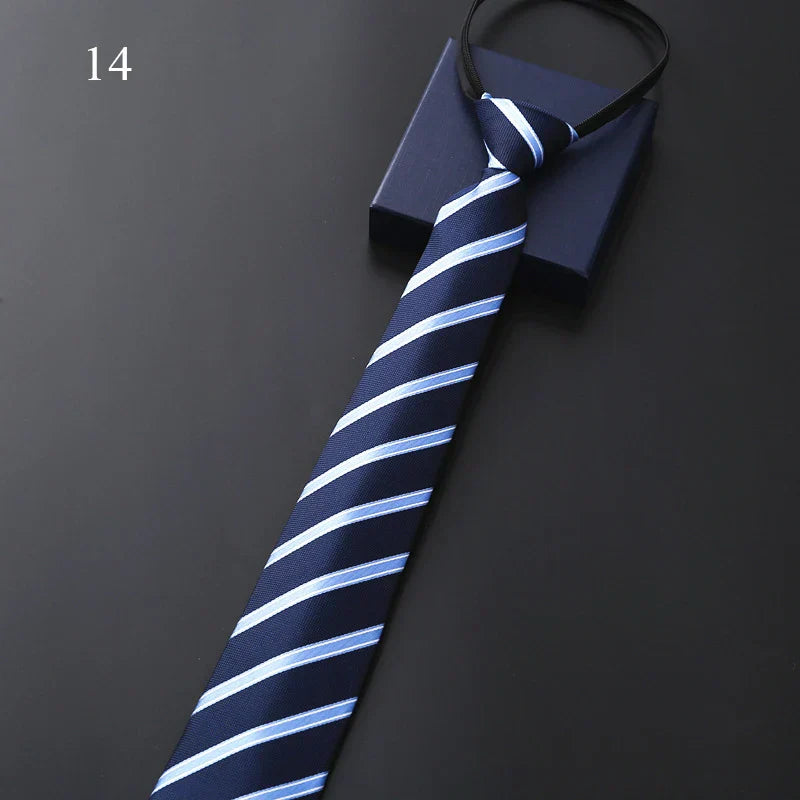 Slim Adjustable Men's Formal Tie for Work