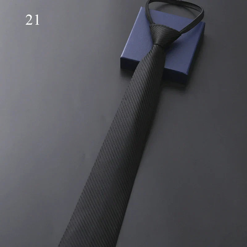 Slim Adjustable Men's Formal Tie for Work