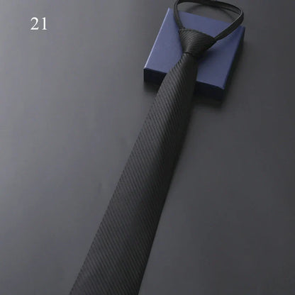 Slim Adjustable Men's Formal Tie for Work