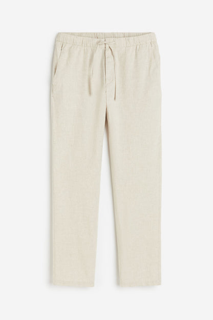 Comfortable Men's Elastic Waist Pants – Casual Fit
