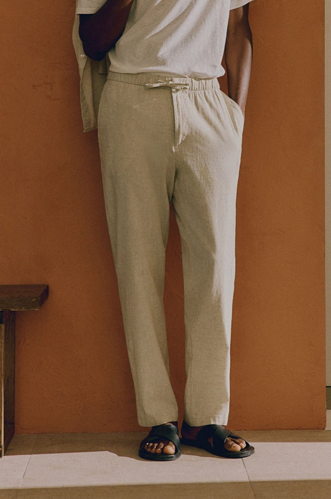 Comfortable Men's Elastic Waist Pants – Casual Fit