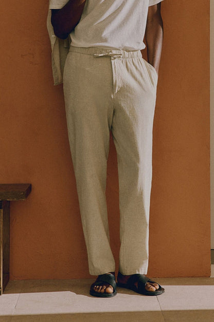 Comfortable Men's Elastic Waist Pants – Casual Fit