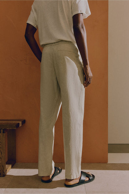 Comfortable Men's Elastic Waist Pants – Casual Fit