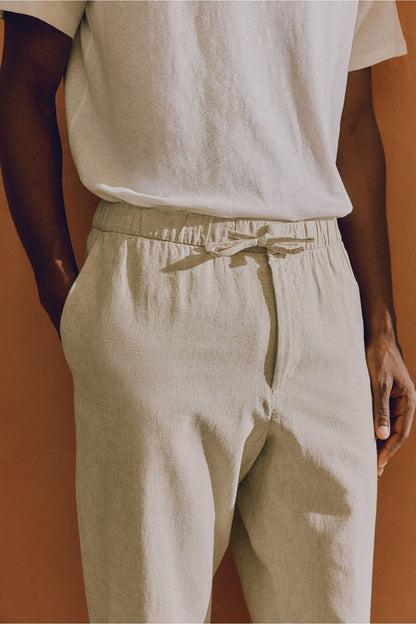 Comfortable Men's Elastic Waist Pants – Casual Fit