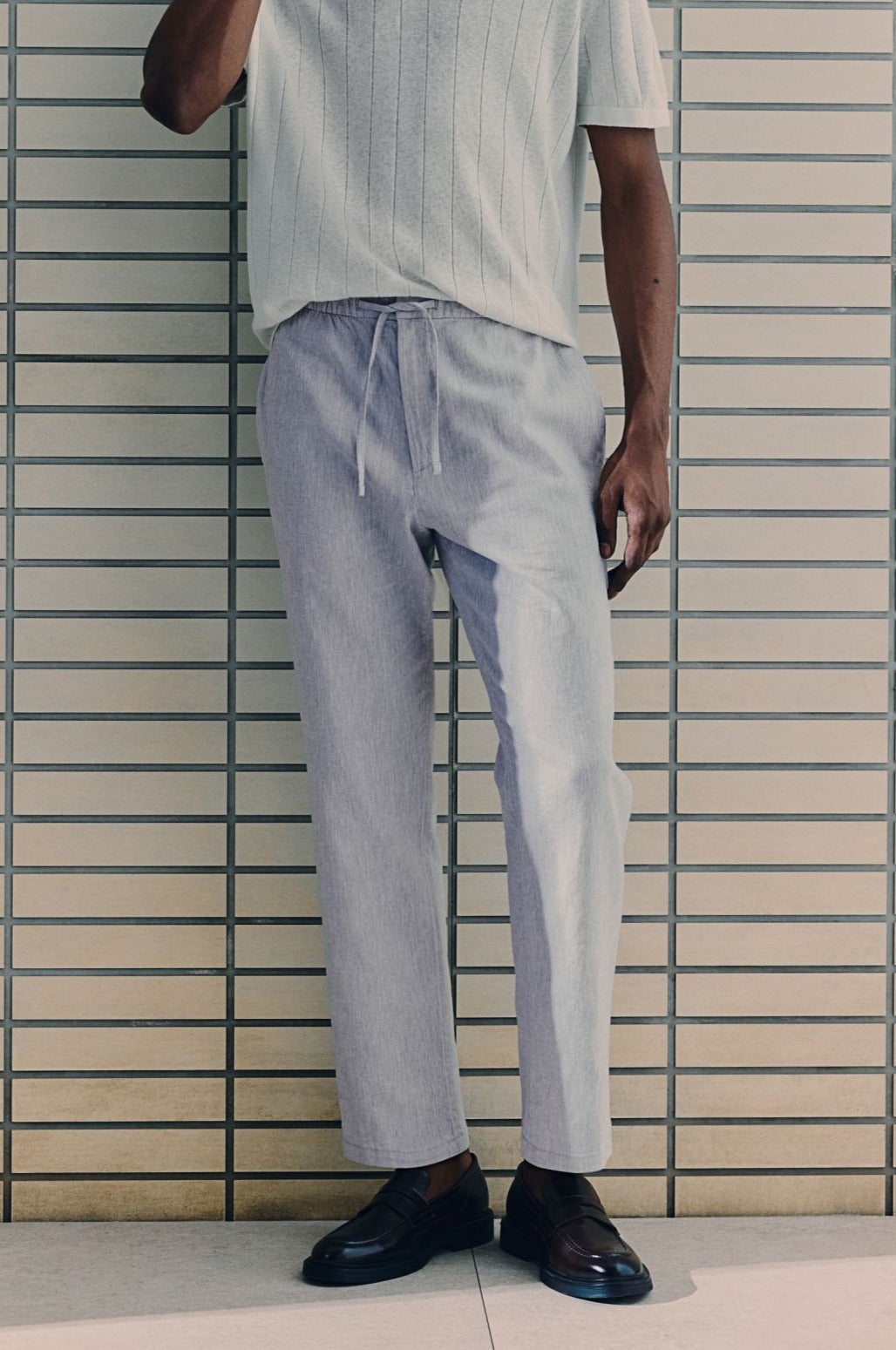 Comfortable Men's Elastic Waist Pants – Casual Fit