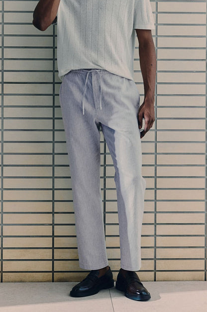 Comfortable Men's Elastic Waist Pants – Casual Fit
