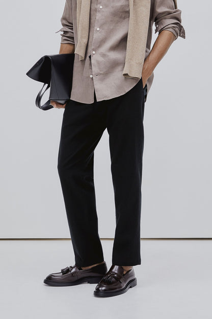 Comfortable Men's Elastic Waist Pants – Casual Fit
