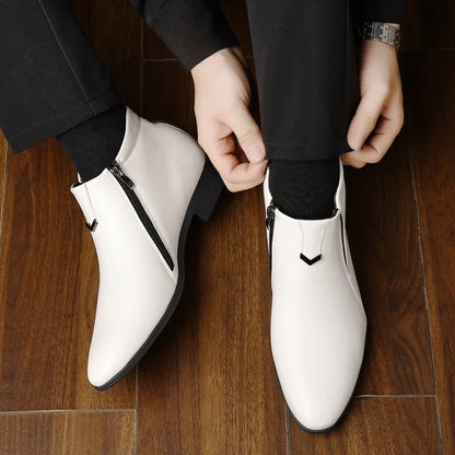 Vintage Classic Low Heel Ankle Boots
