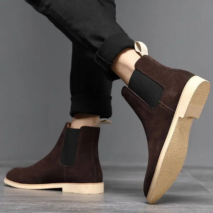 Classic Low Heel Chelsea Ankle Boots