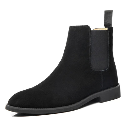 Classic Low Heel Chelsea Ankle Boots