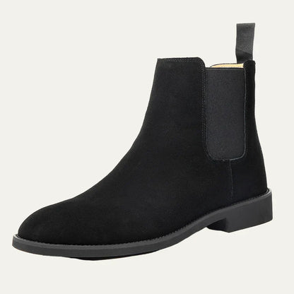 Men's Dark Brown Leather Chelsea Ankle Boot
