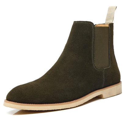 Classic Low Heel Chelsea Ankle Boots