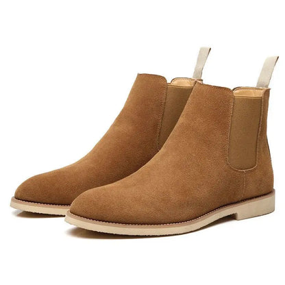 Classic Low Heel Chelsea Ankle Boots