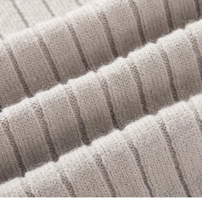 Classic Crew Neck Pullover Sweater - Earthy Colors