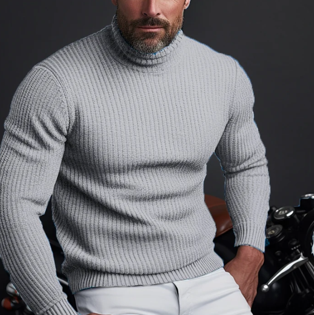 Men's Thick Crew Neck Winter Sweater