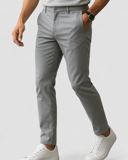 Men's Tailored Fit Office Pants - Versatile Work Trousers