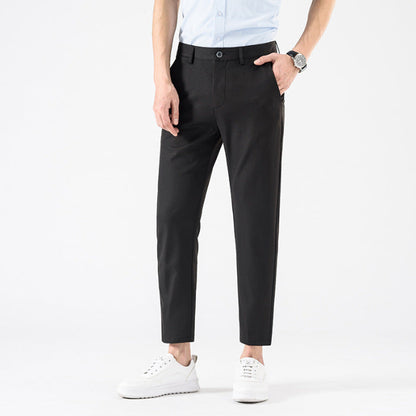 Slim Fit Dress Trousers – Versatile Casual Work Pants