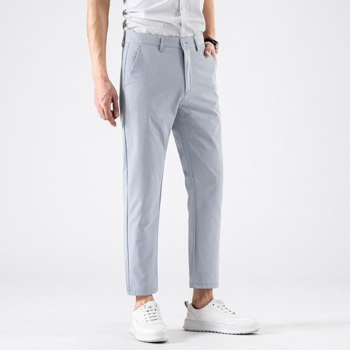 Slim Fit Dress Trousers – Versatile Casual Work Pants