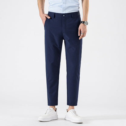 Slim Fit Dress Trousers – Versatile Casual Work Pants - OutfitLondon