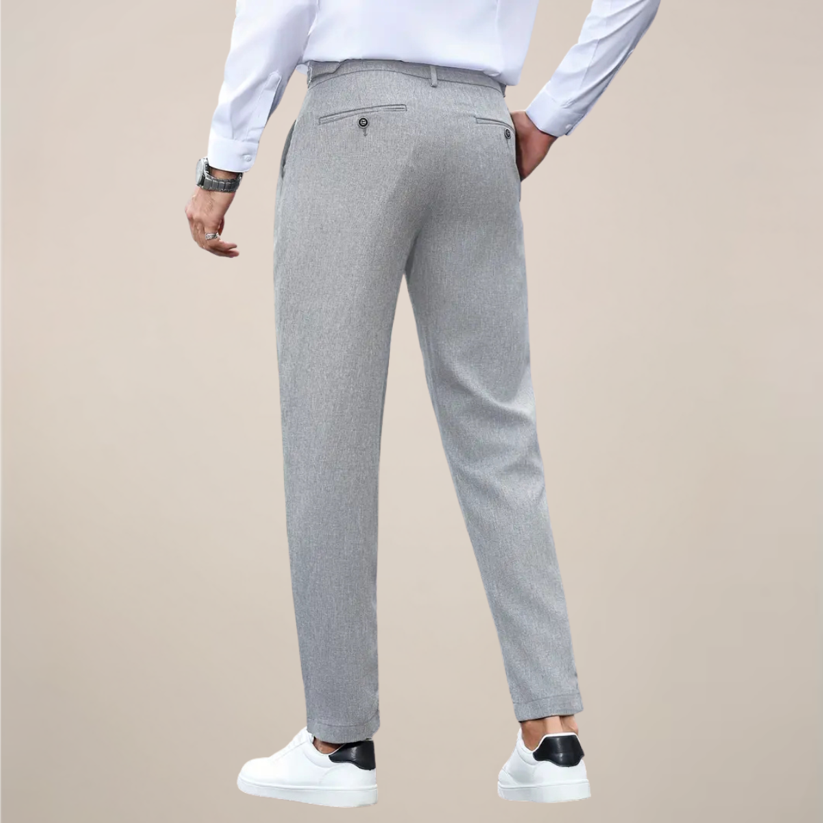 Men's Classic Fit Formal Dress Pants - OutfitLondon