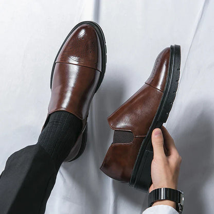 Men's Comfortable Slip-On Leather Loafers