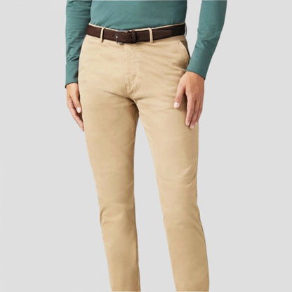 Men's Leather Dress Belt - Simple Classic Buckle Style