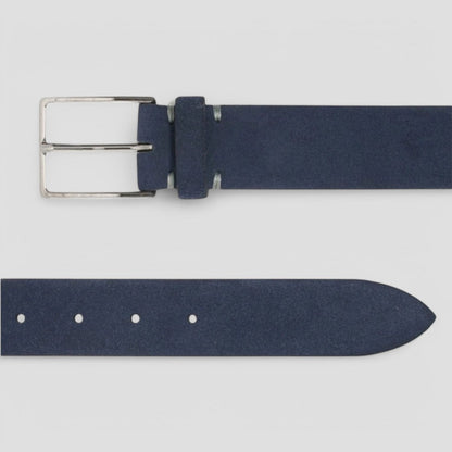 Men's Leather Dress Belt - Simple Classic Buckle Style